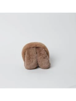 Hat Attack Oversized Faux Fur Earmuf TAUPE -Brave Sales Store 76EC62609399TAUPRODUCT 02