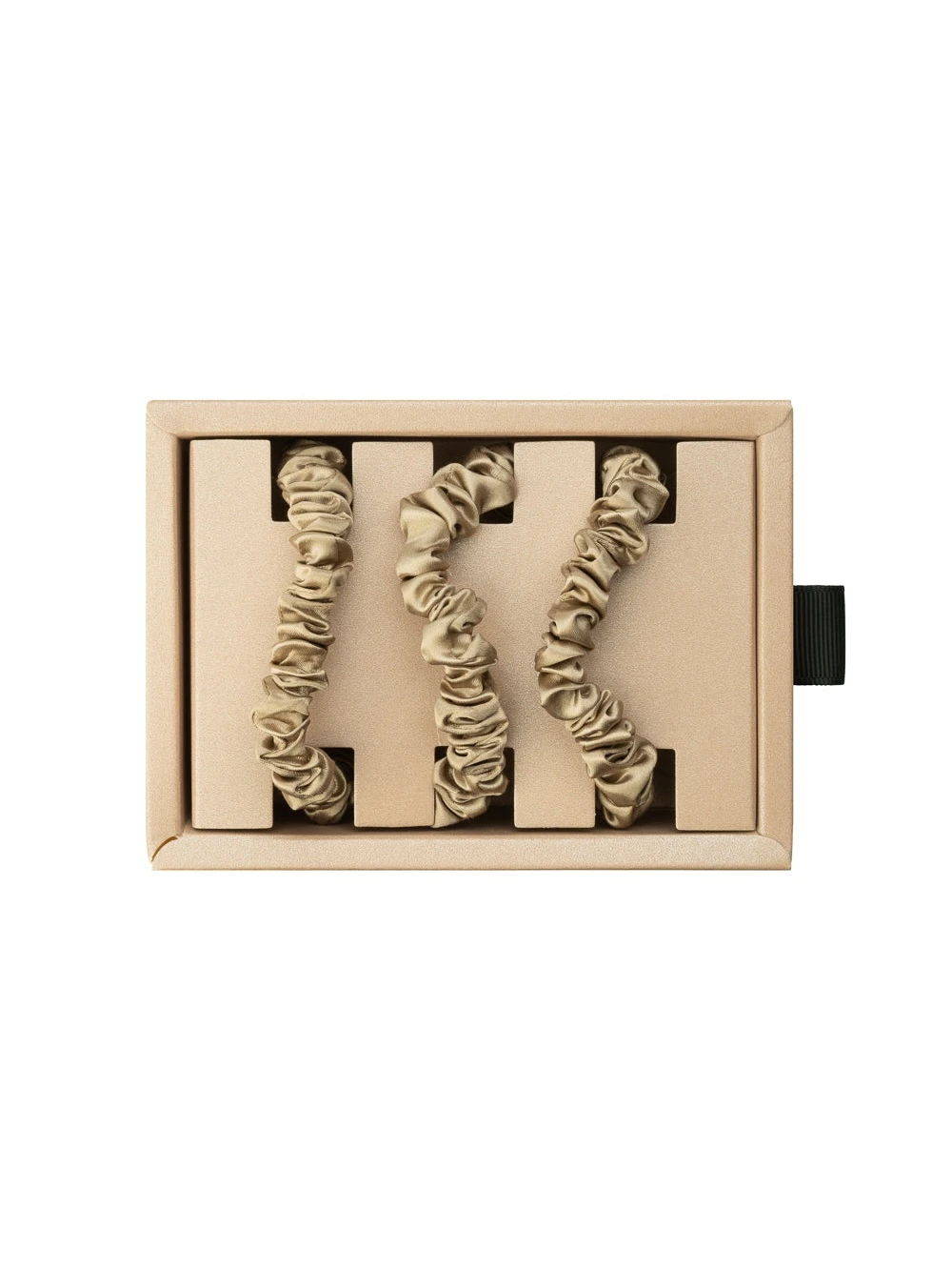 Blissy Skinny Scrunchies TAUPE 2 Blissy Skinny Scrunchies TAUPE - Image 2