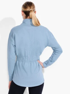 Brushed Terry Ruched Tunic MOUNTAIN AIR -Brave Sales Store ACTF238050MNAPRODUCT 03