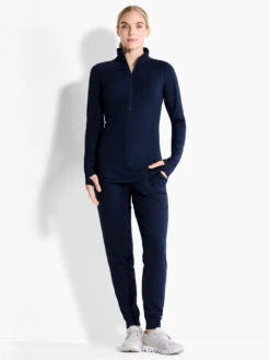 Brushed Flow Half Zip INK -Brave Sales Store ACTF238052INKPRODUCT 04