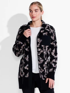 Spacedye Cozy Coat BLACK MULTI