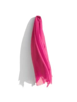 Meg Cohen Cashmere Whisper Featherweight Scarf FUCHSIA