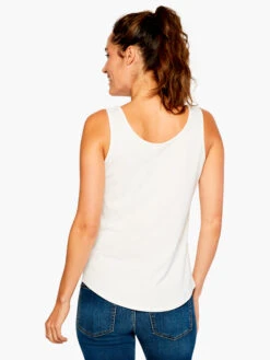 Shirt Tail Perfect Tank PAPER WHITE -Brave Sales Store ALL1030PWHPRODUCT 03