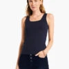 Shelf Bra Tank DARK INDIGO