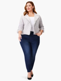 Fringe Mix Knit Jacket SUGAR COOKIE -Brave Sales Store ALL1133WSRCPRODUCT 04