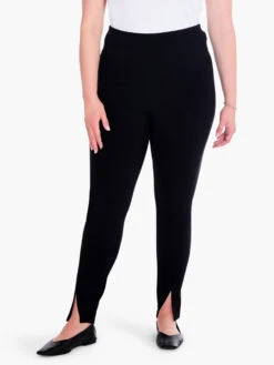 28" Ponte Ankle Legging BLACK ONYX