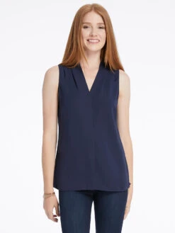 Easy Day To Night Top DARK INDIGO