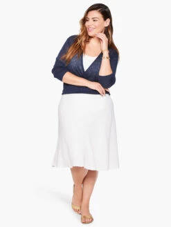 Summer Fling Flirt Skirt PAPER WHITE