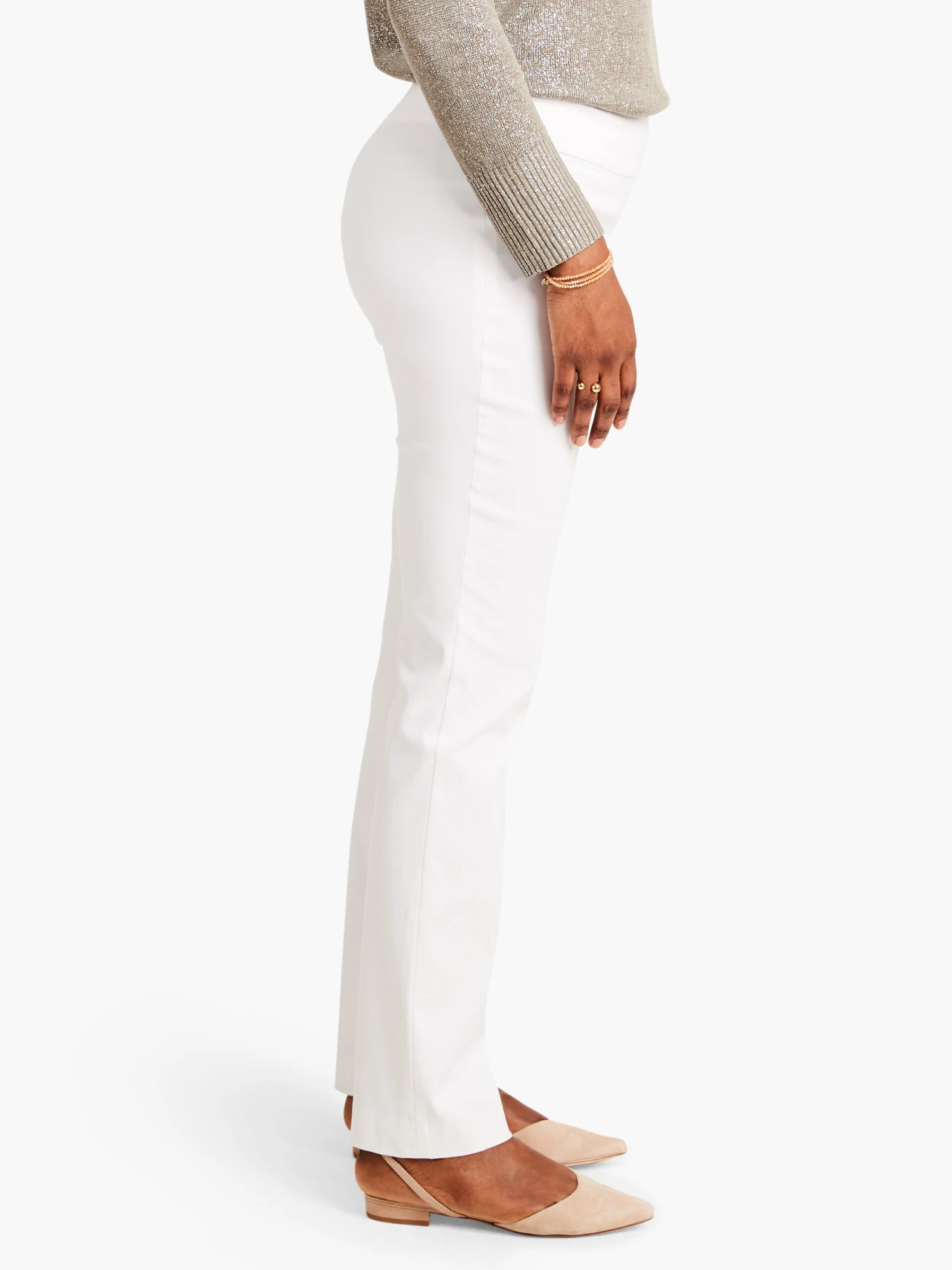 Polished Wonderstretch Straight Pant PAPER WHITE 3 Polished Wonderstretch Straight Pant PAPER WHITE - Image 3