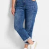 NZ Denim 29" Mid Rise Girlfriend Jeans ATLANTIC
