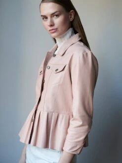 JKT Brie Burnished Leather With Peplum Hem -Brave Sales Store C982F7487D32PTLPRODUCT 08