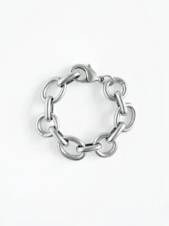 Paula Rosen - Ruby Overlay Bracelet SILVER