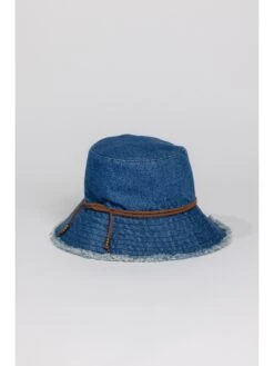 HAT ATTACK FRINGED BUCKET HAT -Brave Sales Store E030846ECEEEBLUPRODUCT 05