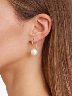 Chan Luu - White Baroque Pearl Earrings PEARL