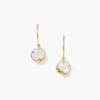 Chan Luu - Single Stone Drop Earrings WHITE