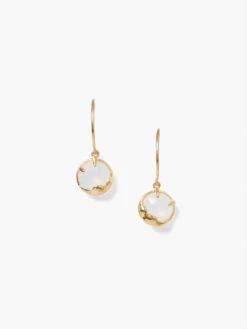 Chan Luu - Single Stone Drop Earrings WHITE