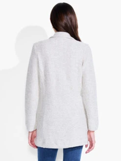 Easy Boucle Knit Blazer CREAM MIX -Brave Sales Store F231020CRXPRODUCT 03