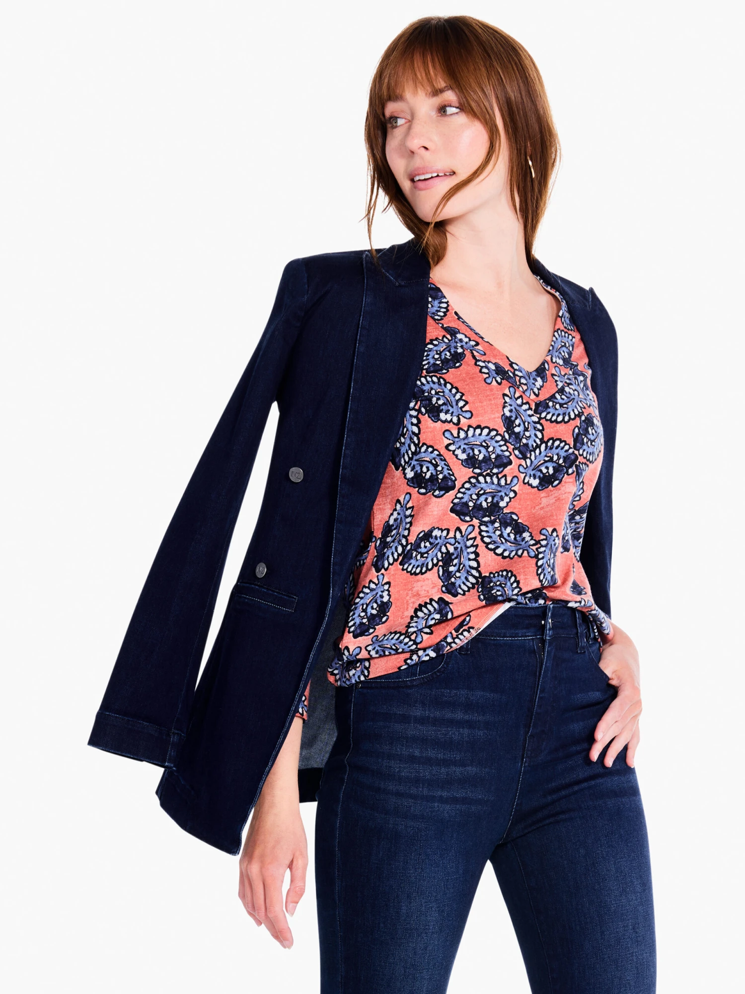 Amber Blues Top BLUE MULTI 5 Amber Blues Top BLUE MULTI - Image 5