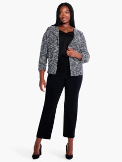 Starry Sky Knit Jacket BLACK MULTI -Brave Sales Store F231027WBLMPRODUCT 04