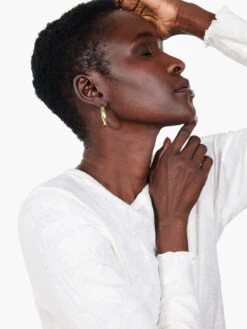 Lace Knit Tee CREAM -Brave Sales Store F231034CRMPRODUCT 05