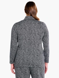 Etched Tweed Jacket BLACK MULTI -Brave Sales Store F231065WBLMPRODUCT 03