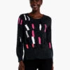 Falling Frost Sweater PINK MULTI