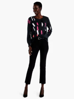 Falling Frost Sweater PINK MULTI -Brave Sales Store F231105PKMPRODUCT 04