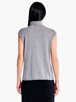 Sleeveless Turtleneck Sweater Tee MOONWALK -Brave Sales Store F231115MKWPRODUCT 03