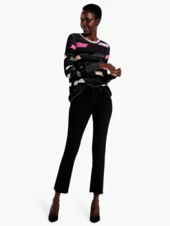 Shaded Stripes Sweater PINK MULTI -Brave Sales Store F231123PKMPRODUCT 04