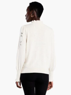 Pointelle Pip Sweater SANDSHELL -Brave Sales Store F231132SSHPRODUCT 03