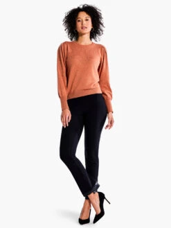 Femme Sleeve Sweater COPPER CREAM 10 Femme Sleeve Sweater COPPER CREAM -Brave Sales Store F231162CREPRODUCT 04