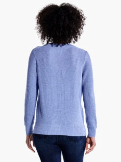 Waffle Stitch V-Neck Sweater IRIS -Brave Sales Store F231168IRSPRODUCT 03