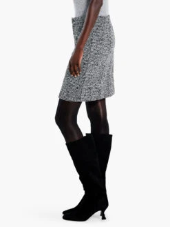 Etched Tweed Slim Skirt BLACK MULTI -Brave Sales Store F231353BLMPRODUCT 02