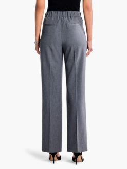 31" The Avenue Wide Leg Pleated Pant CHARCOAL -Brave Sales Store F231826CHRPRODUCT 04