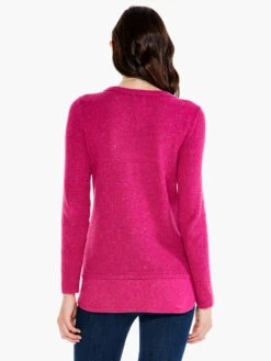 Waffle Vital Crew Neck Sweater CACTUS FLOWER -Brave Sales Store H221134CFRPRODUCT 03