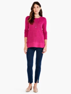 Waffle Vital Crew Neck Sweater CACTUS FLOWER -Brave Sales Store H221134CFRPRODUCT 04