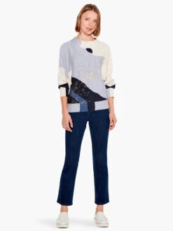 Soft Sparkles Sweater GREY MULTI -Brave Sales Store H221190RGMIPRODUCT 04