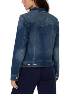 Liverpool - Classic Jean Jacket MEDIUM WASH -Brave Sales Store LM1004F23MWSPRODUCT 03