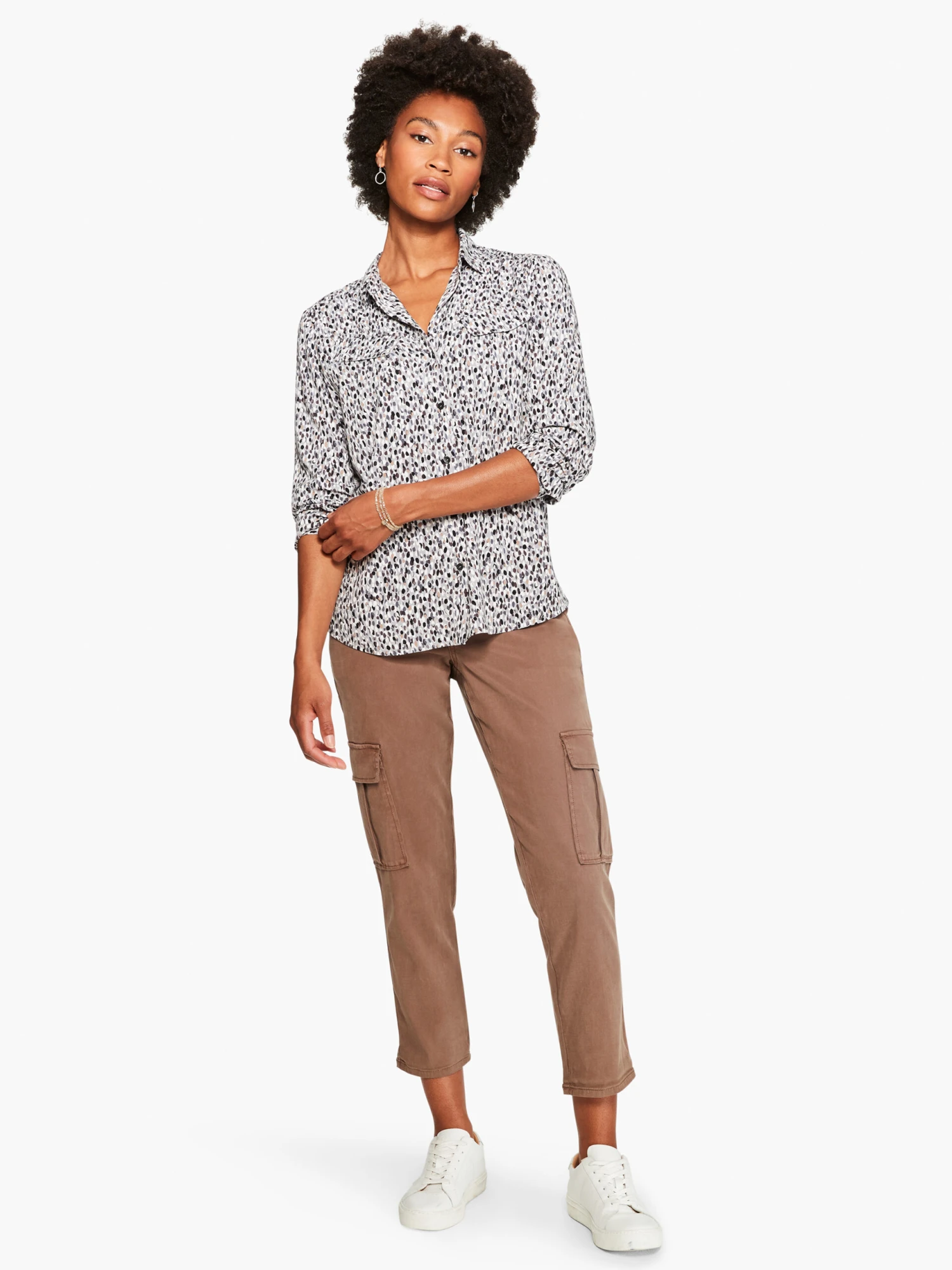 Liverpool - Cargo Pant With Cuff TOFFEE 4 Liverpool - Cargo Pant With Cuff TOFFEE - Image 4