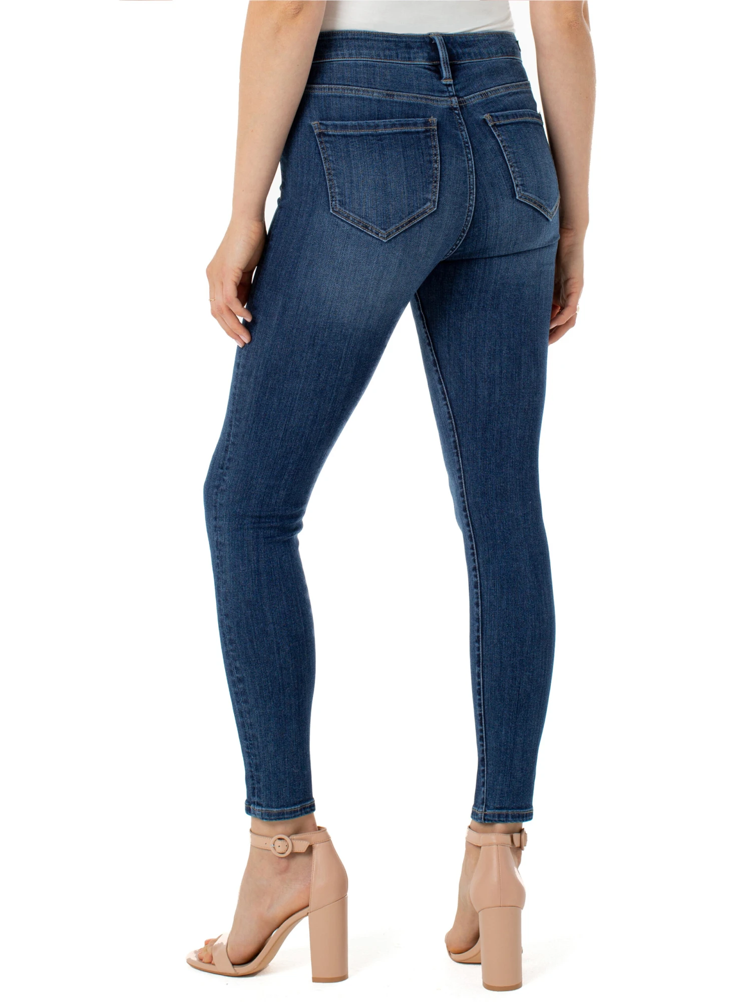 Liverpool Petite Abby High-Rise Ankle DARK DENIM 2 Liverpool Petite Abby High-Rise Ankle DARK DENIM - Image 2