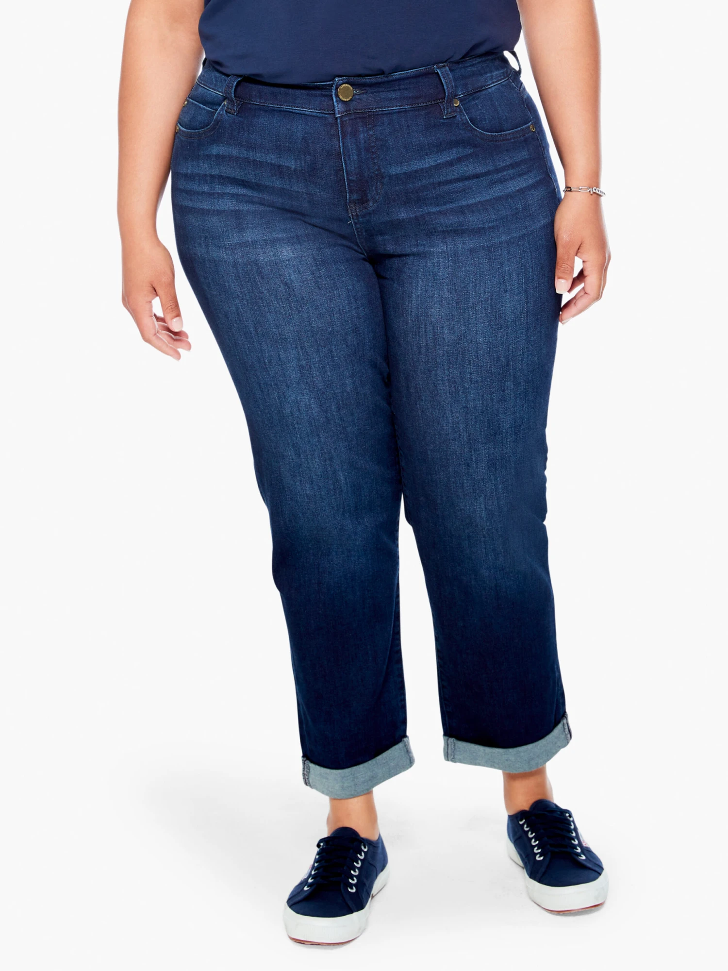 Liverpool - Peyton Slim Boyfriend Jean DARK DENIM 2 Liverpool - Peyton Slim Boyfriend Jean DARK DENIM - Image 2