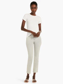 Perfect Knit Rib Short Sleeve Crew Tee PAPER WHITE 7 Perfect Knit Rib Short Sleeve Crew Tee PAPER WHITE -Brave Sales Store M231046PWHPRODUCT 04