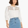 Embroidered Pop Shirt WHITE MULTI
