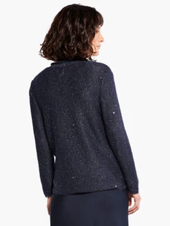 Sequin Cardigan DARK INDIGO -Brave Sales Store M231108DIDPRODUCT 03