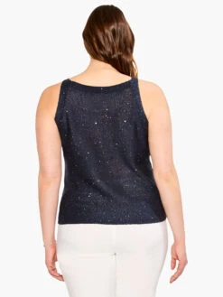 Sequin Tank DARK INDIGO -Brave Sales Store M231112WDIDPRODUCT 03