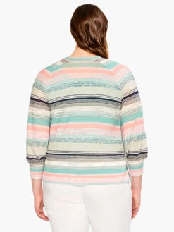 Summer Spacedye Cardigan AQUA MULTI -Brave Sales Store M231120WAQLPRODUCT 03