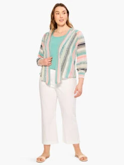 Summer Spacedye Cardigan AQUA MULTI -Brave Sales Store M231120WAQLPRODUCT 04