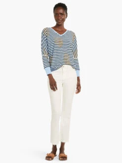 Stamped Stripes Sweater BLUE MULTI -Brave Sales Store M231122BLTPRODUCT 04