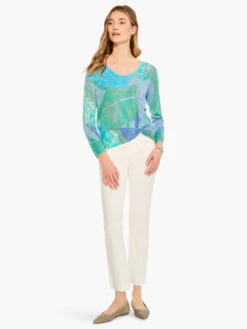 Full Bloom Sweater BLUE MULTI -Brave Sales Store M231144BLTPRODUCT 04