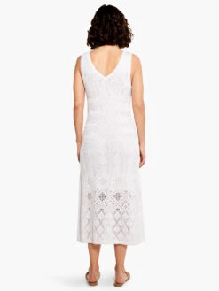 Crochet Statement Dress PAPER WHITE 6 Crochet Statement Dress PAPER WHITE -Brave Sales Store M231220PWHPRODUCT 03